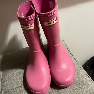 Toddler girl size 11 hunter rain boots